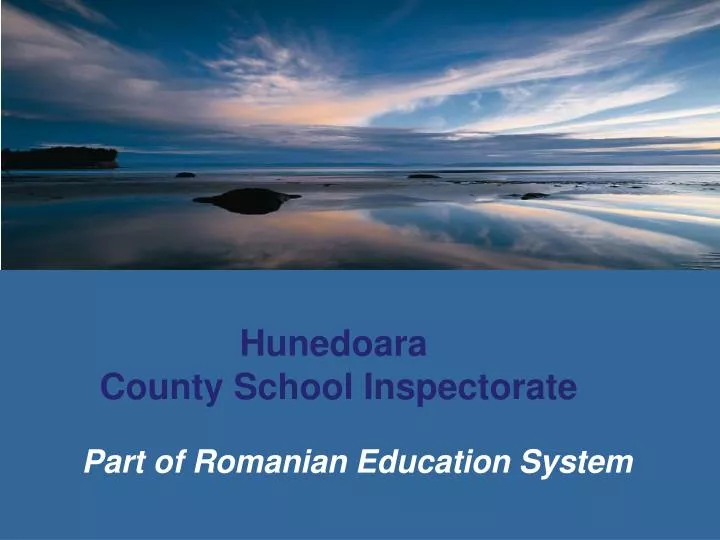 hunedoara county school inspectorate