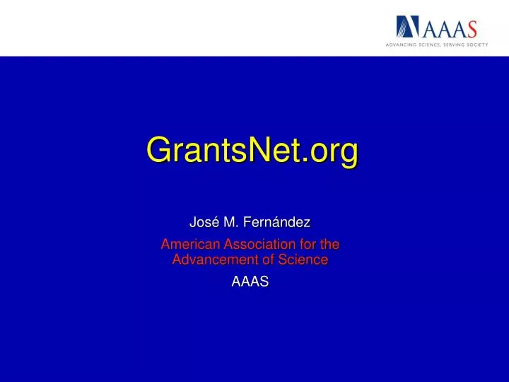 grantsnet org