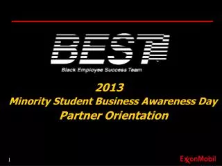 2013 Minority Student Business Awareness Day