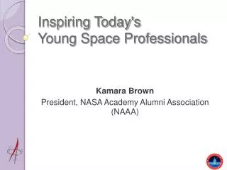 Inspiring Today's Young Space Professionals