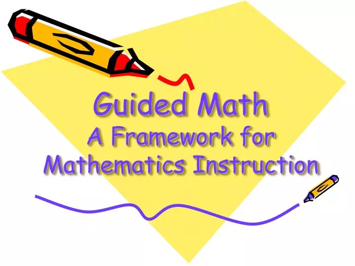 guided math a framework for mathematics instruction