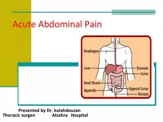 Acute Abdominal Pain