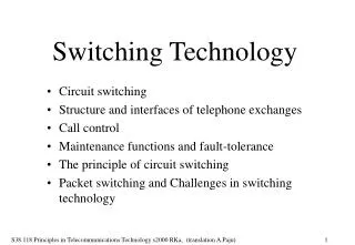 Switching Technology