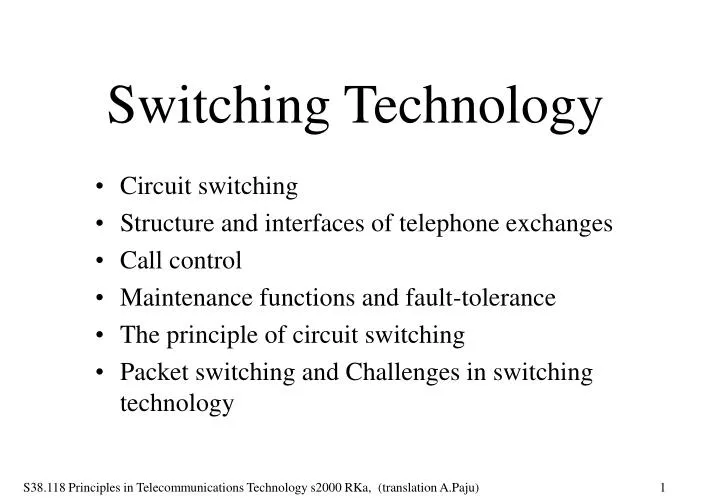 switching technology