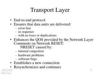 Transport Layer