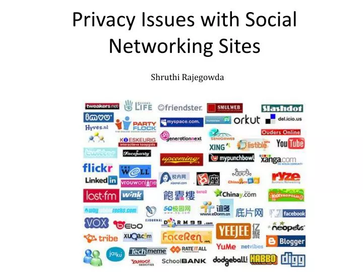 privacy issues with social networking sites