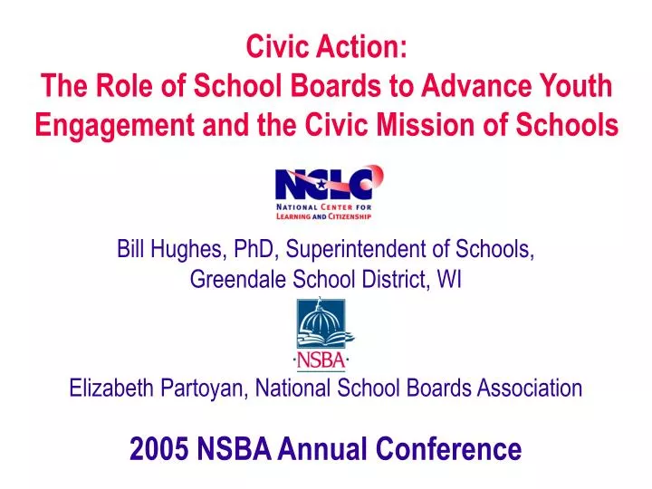 civic action the role of school boards to advance youth engagement and the civic mission of schools