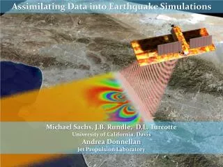 Assimilating Data into Earthquake Simulations