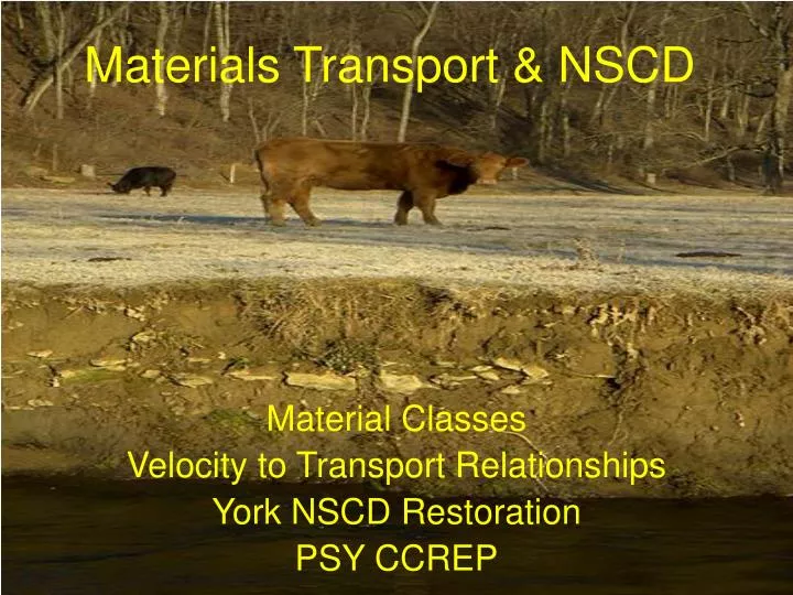 materials transport nscd