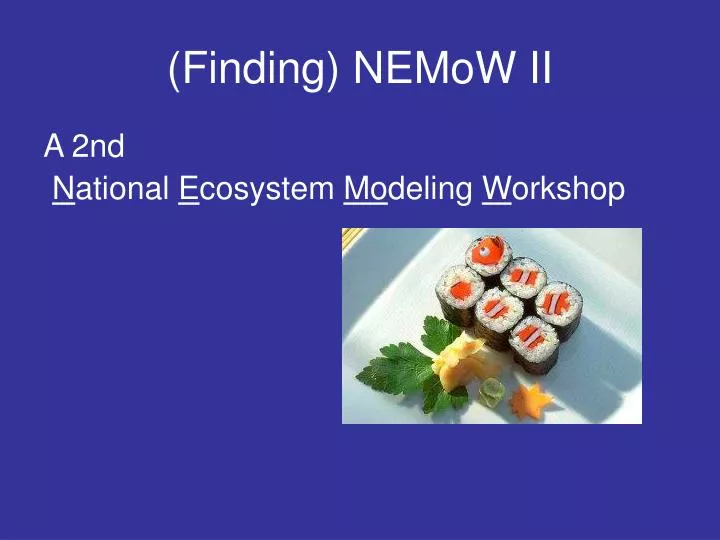 finding nemow ii