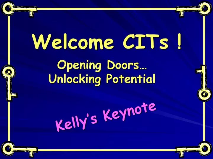 welcome cits