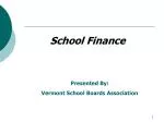 School Finance - slide 1