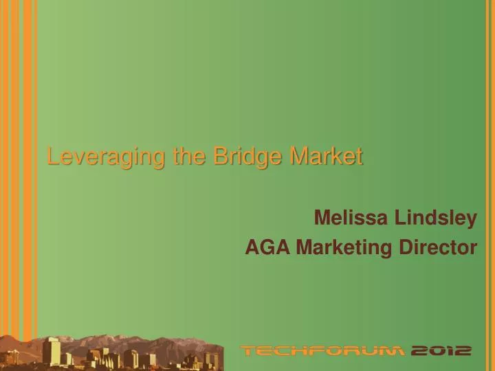 leveraging the bridge market