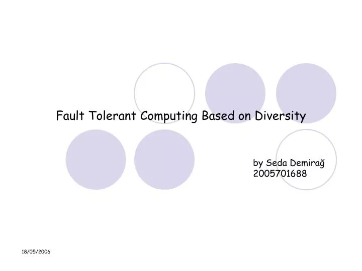 fault tolerant computing based on diversity