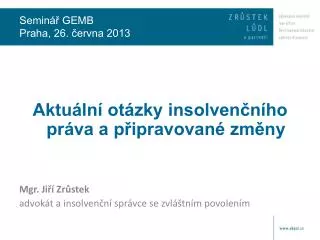 semin gemb praha 26 ervna 2013