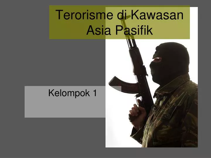 terorisme di kawasan asia pasifik