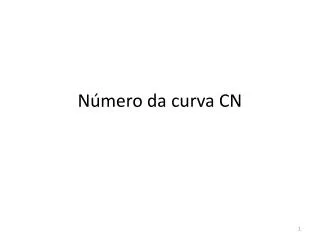 n mero da curva cn