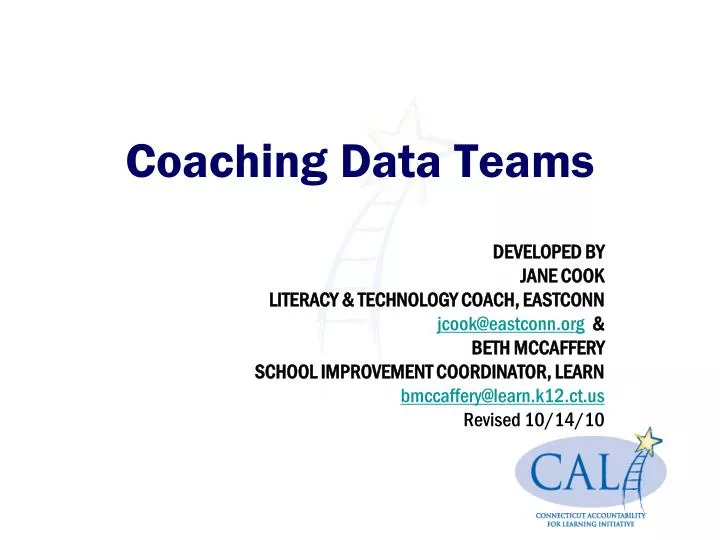 coaching data teams