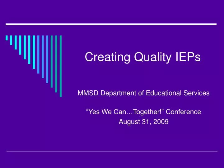 creating quality ieps