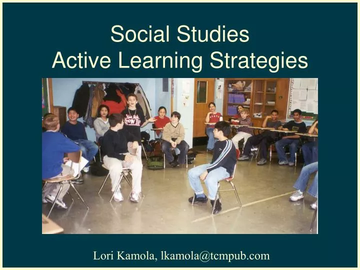 social studies active learning strategies