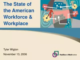 The State of the American Workforce &amp; Workplace