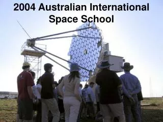 2004 Australian International Space School