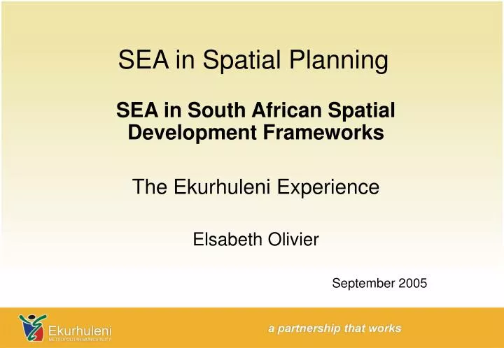 sea in spatial planning