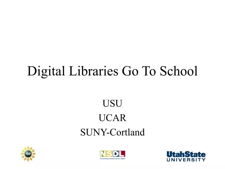 digital libraries go to school