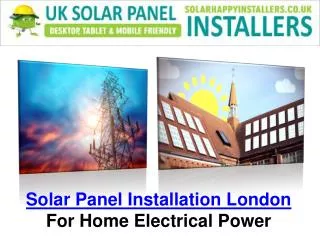 Solar Panel London