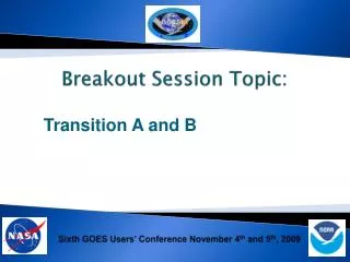 Breakout Session Topic: