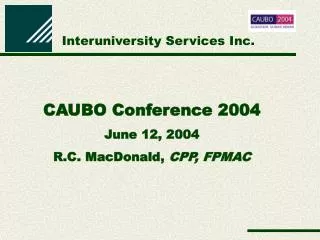 Interuniversity Services Inc.