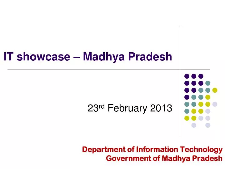 it showcase madhya pradesh