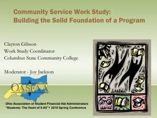Community Service Work Study: Building the Solid Foundation of a Program