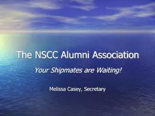 The NSCC Alumni Association