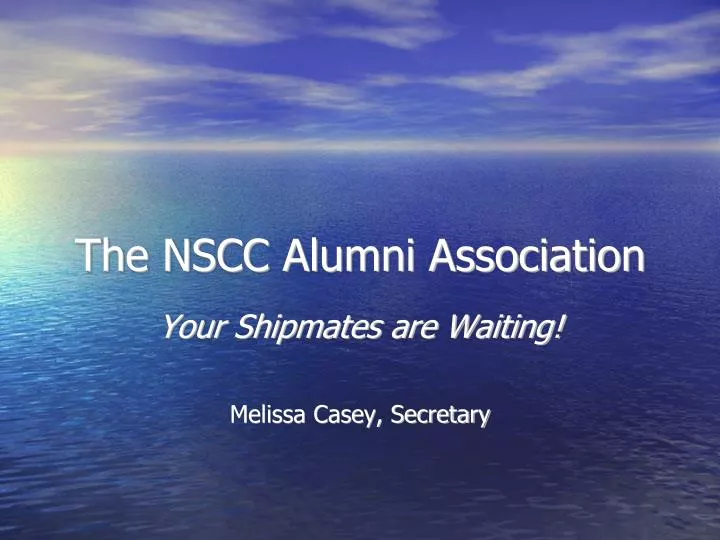 the nscc alumni association