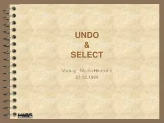 undo select
