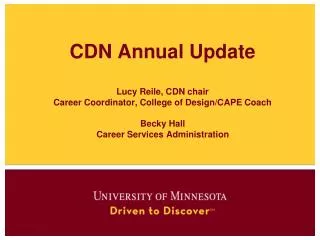 Career Development Network (CDN)