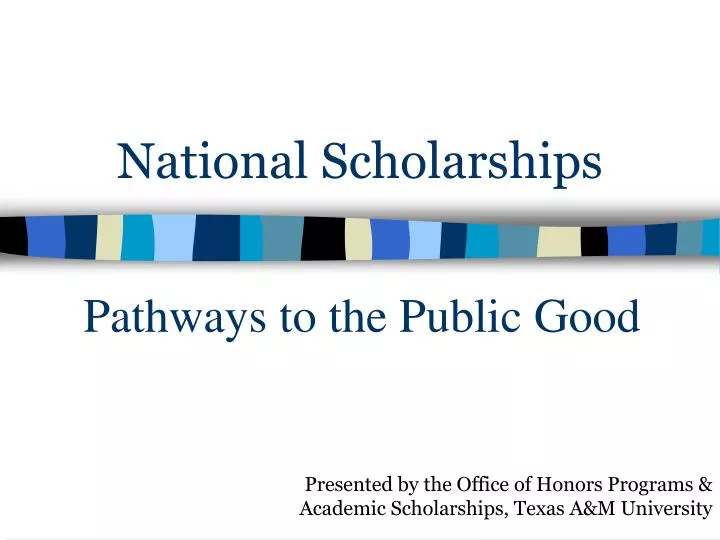 national scholarships