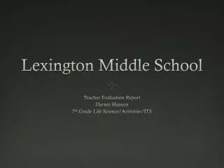 Lexington Middle School