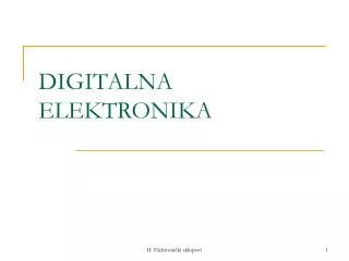 digitalna elektronika