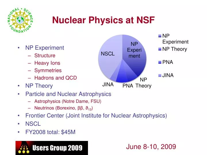 nuclear physics at nsf