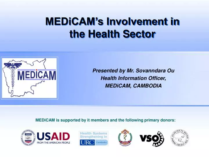 medicam s involvement in the health sector