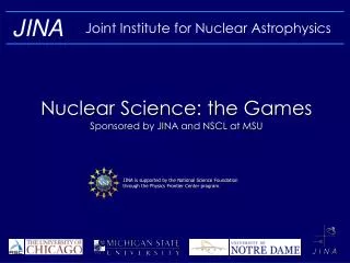 Joint Institute for Nuclear Astrophysics