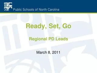 Ready, Set, Go Regional PD Leads