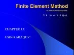PPT - F inite Element Method PowerPoint Presentation, free download ...