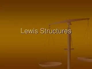 Lewis Structures