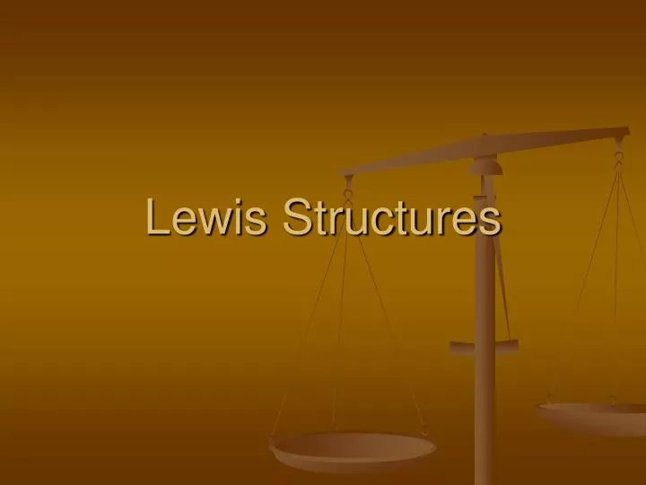 lewis structures