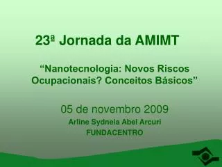 23 jornada da amimt