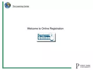 Welcome to Online Registration