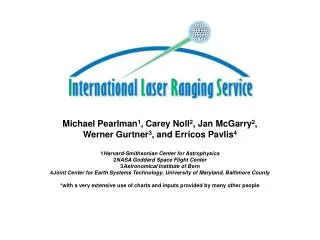 International Laser Ranging Service (ILRS)